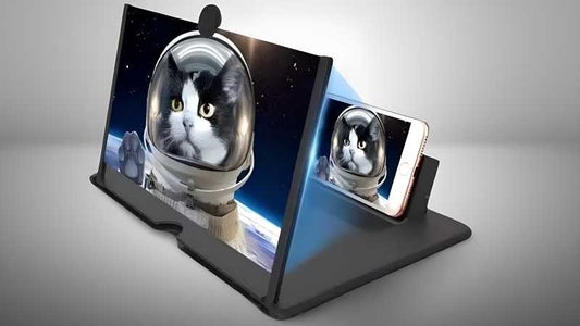 Portable 12X View F3 Screen Expander 3D Magnifier
